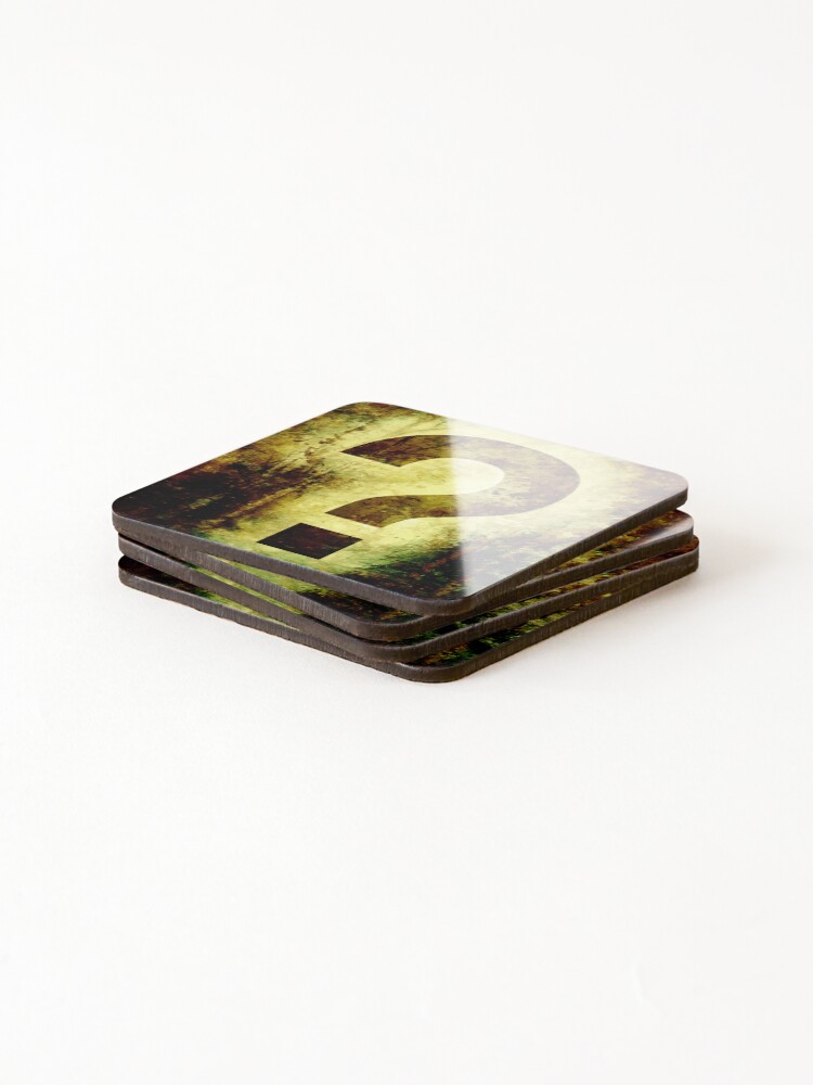 Thumbnail 4 of 5, Coasters (Set of 4), Question Mark designed and sold by How67.