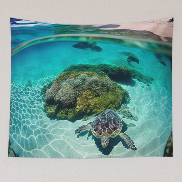 Item preview, Tropical Sea Turtle designed and sold by Naomi Gutierrez Parrish.