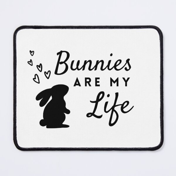 Item preview, Simple Bunnies Are My Life ❤ designed and sold by hearthearts.