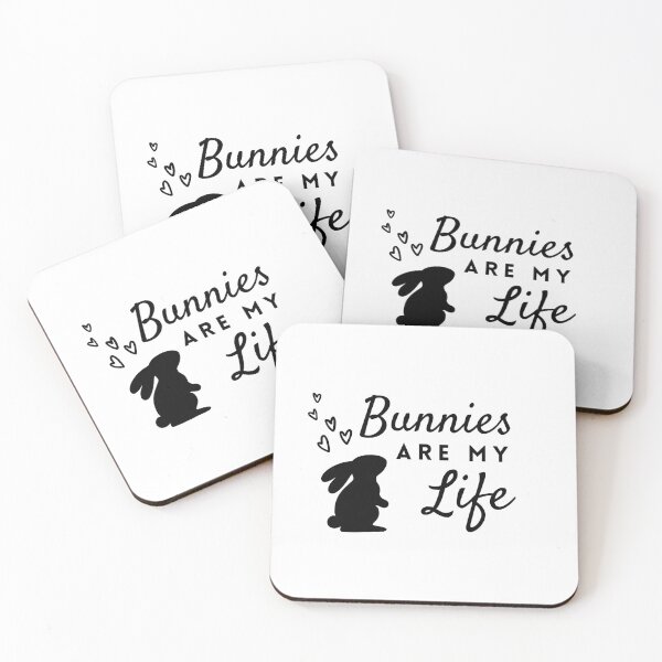 Item preview, Simple Bunnies Are My Life ❤ designed and sold by hearthearts.