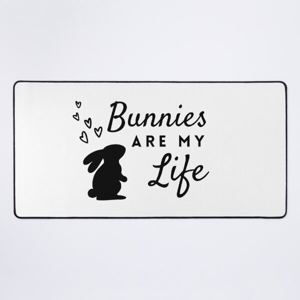Item preview, Simple Bunnies Are My Life ❤ designed and sold by hearthearts.