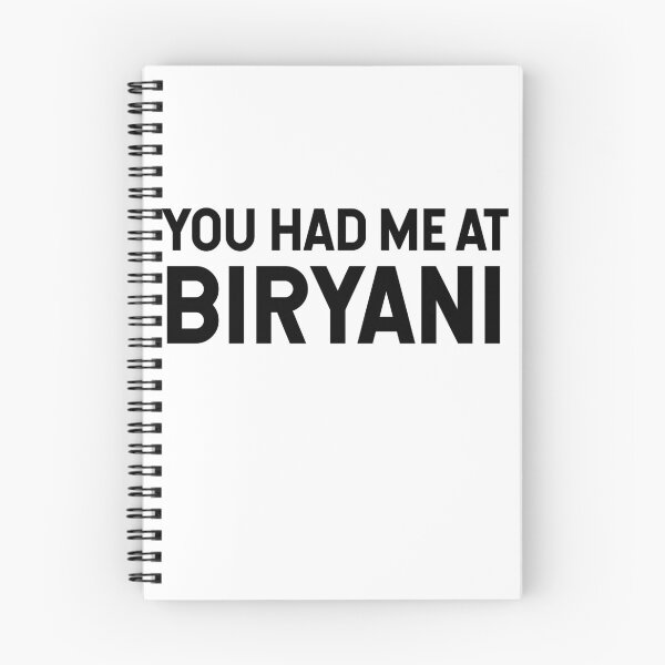 Item preview, You Had Me At Biryani designed and sold by SarahJisri.