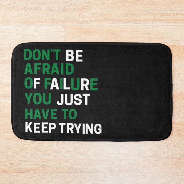 Item preview, don't be afraid of failure designed and sold by mahass.