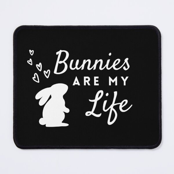 Item preview, Simple Bunnies Are My Life in White ❤ designed and sold by hearthearts.