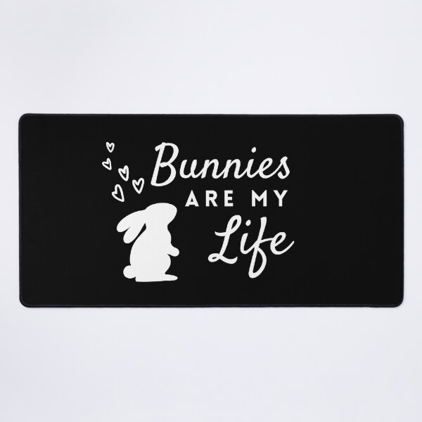 Item preview, Simple Bunnies Are My Life in White ❤ designed and sold by hearthearts.