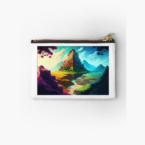 Item preview, Blocky, Sun and Night Landscape designed and sold by Kai Saarto.