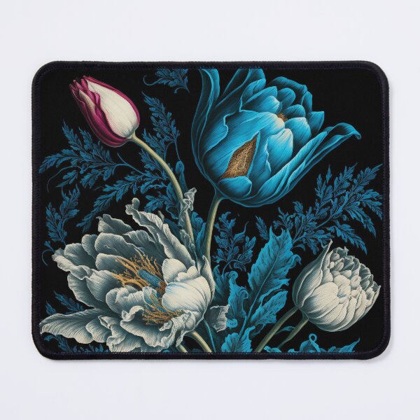 Item preview, Victorian Flowers Design: A Timeless Classic, Blue designed and sold by Mobius Spot Collective.