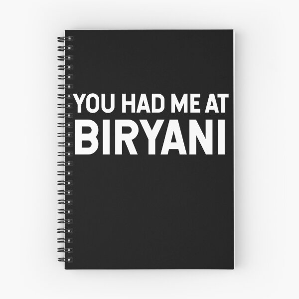 Item preview, You Had Me At Biryani V2 designed and sold by SarahJisri.