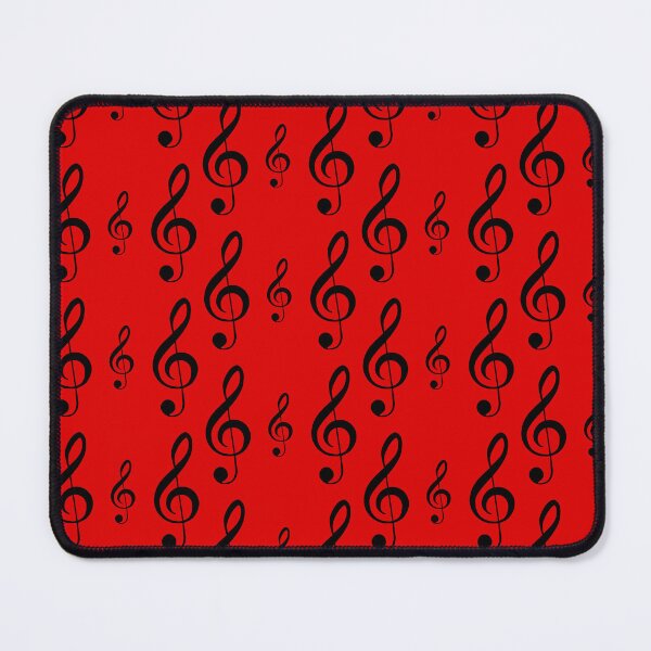 Item preview, Treble Clef Pattern - Musicians Socks in Red designed and sold by deanworld.
