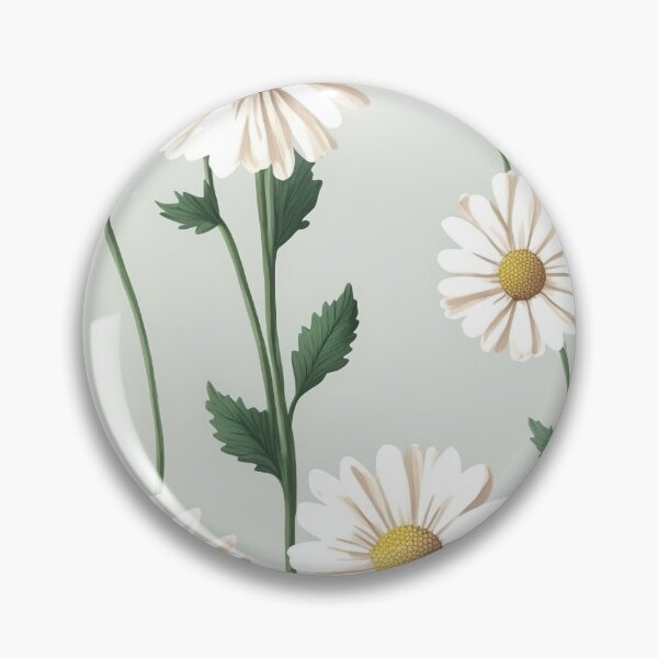 Item preview, Floral Garden Botanical Print with Daisy Peach designed and sold by FloralFancy.