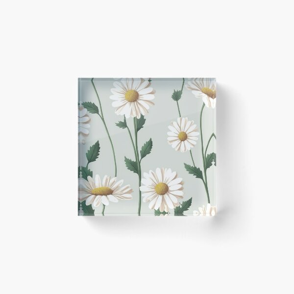 Item preview, Floral Garden Botanical Print with Daisy Peach designed and sold by FloralFancy.
