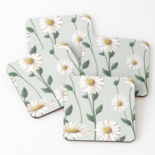 Item preview, Floral Garden Botanical Print with Daisy Peach designed and sold by FloralFancy.