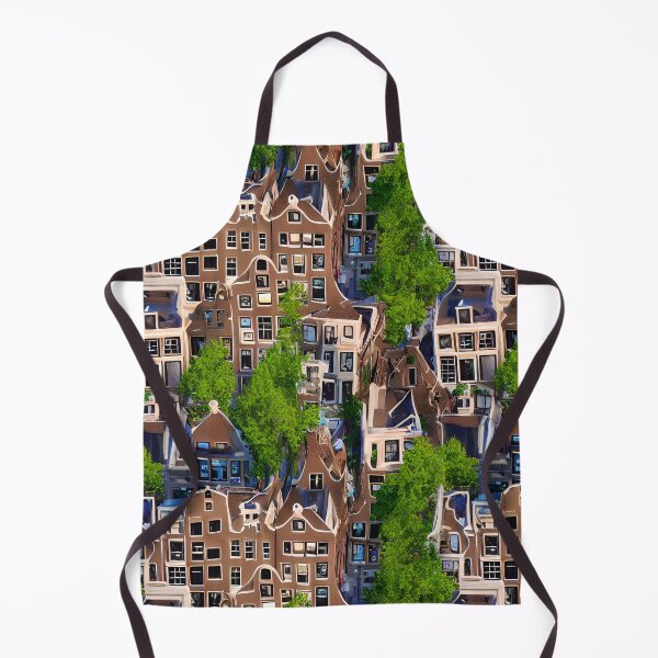 Item preview, Pretty Houses of Amsterdam - Seamless Pattern designed and sold by Chubuter.