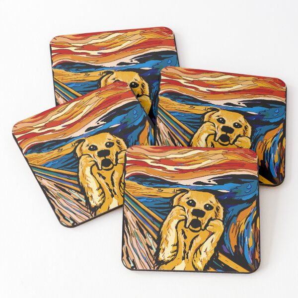 Item preview, The Scream Dog Painting designed and sold by bennetthuskers.