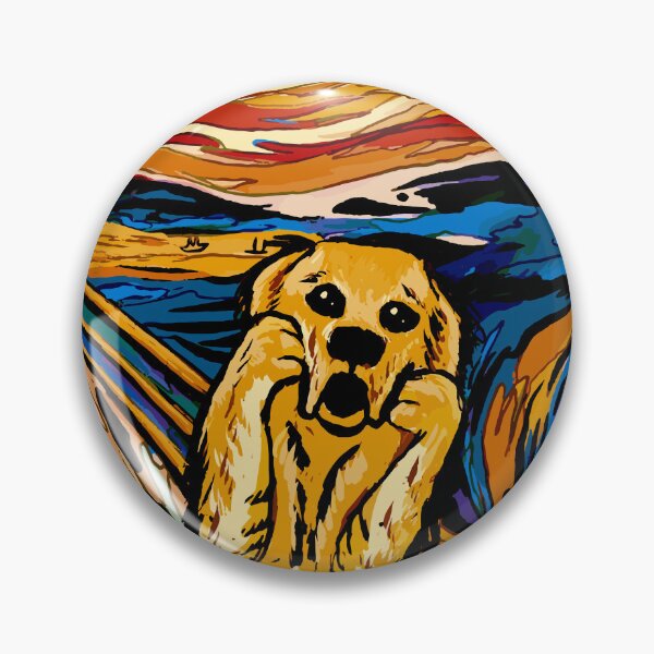 Item preview, The Scream Dog Painting designed and sold by bennetthuskers.