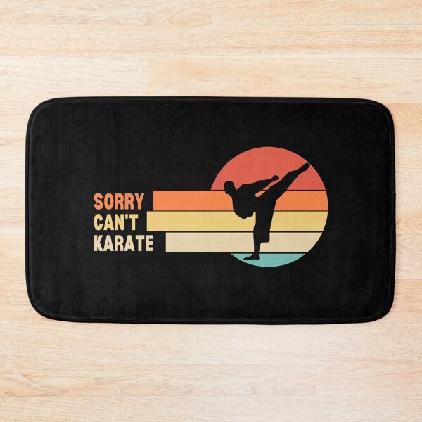Item preview, Funny Retro Sorry Can't Karate designed and sold by LaughingHorseCo.