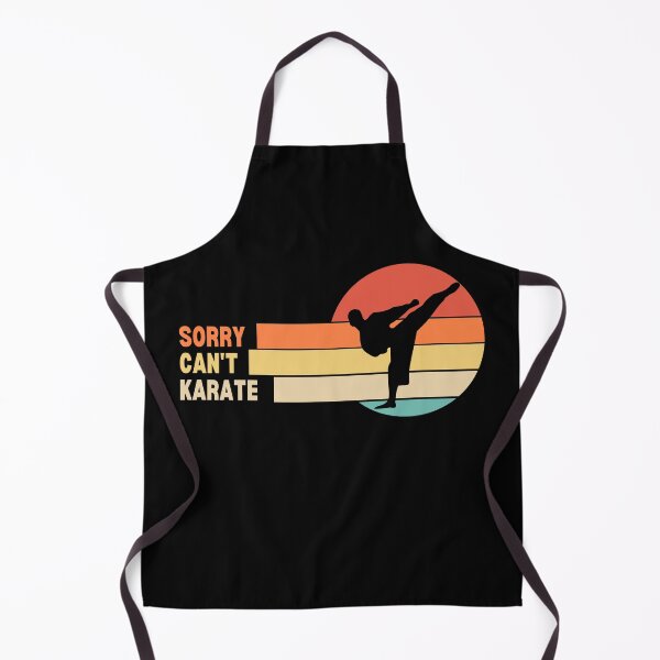 Item preview, Funny Retro Sorry Can't Karate designed and sold by LaughingHorseCo.