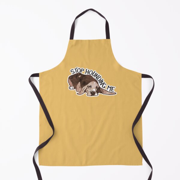 Item preview, for veterinarians, stop HOUNDING me vet receptionist, vet assistant decal, vet med sticker, basset hound designed and sold by hitechmom.