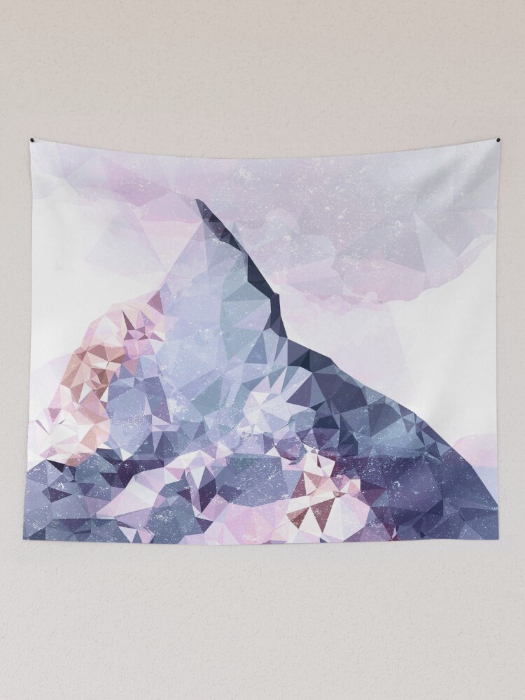 Thumbnail 2 of 3, Tapestry, The Crystal Peak designed and sold by Dominiquevari.
