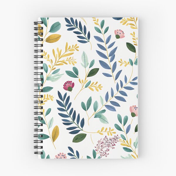 Item preview, Floral Garden Botanical Print with Spring Flowers and Leaves designed and sold by FloralFancy.
