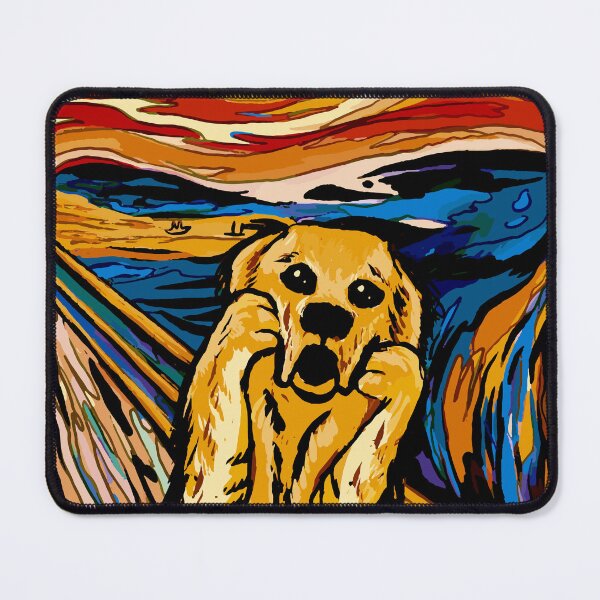 Item preview, The Scream Dog Painting designed and sold by bennetthuskers.