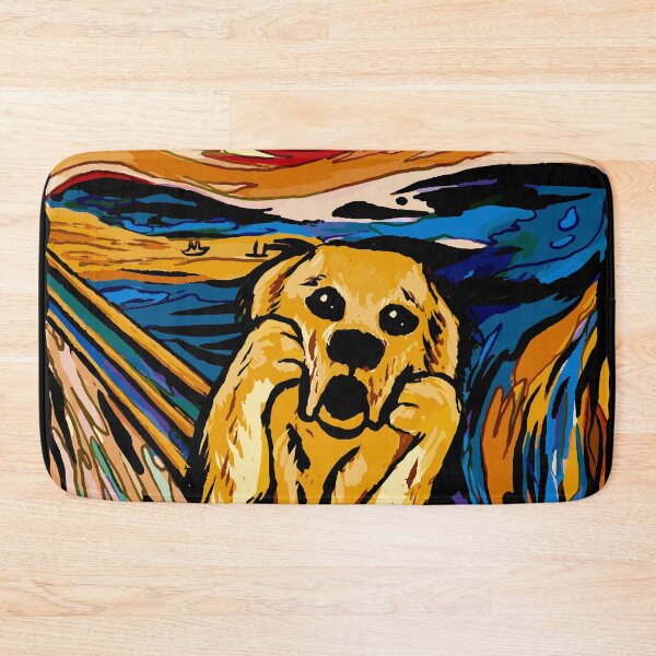 Item preview, The Scream Dog Painting designed and sold by bennetthuskers.