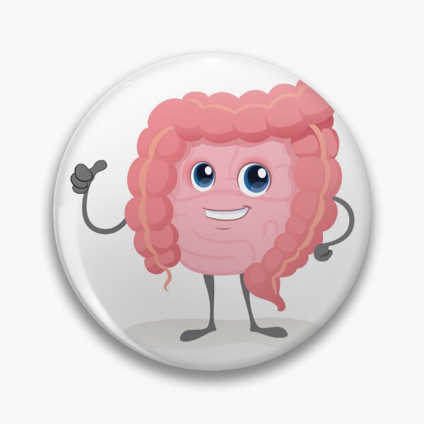 Item preview, Intestine human organ mascot, making jewel sign. Ideal for training and educational materials designed and sold by LucianoCosmo.