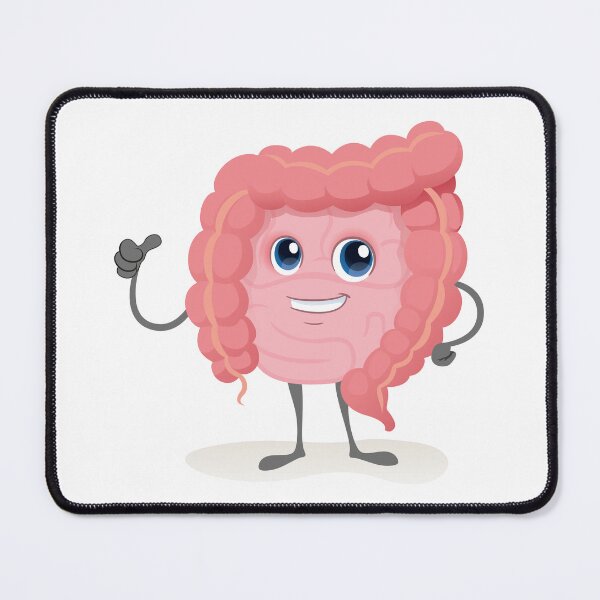 Item preview, Intestine human organ mascot, making jewel sign. Ideal for training and educational materials designed and sold by LucianoCosmo.
