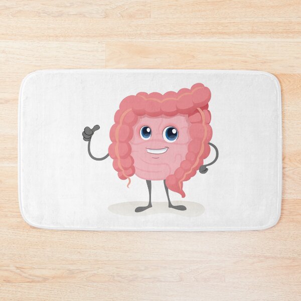 Item preview, Intestine human organ mascot, making jewel sign. Ideal for training and educational materials designed and sold by LucianoCosmo.