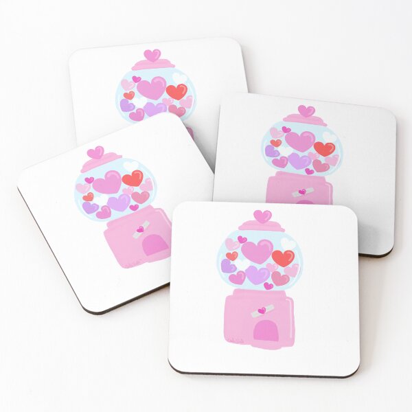 Aperçu de l'œuvre Machine à chewing-gum pour la Saint-Valentin créée et vendue par EmilysArtCart.