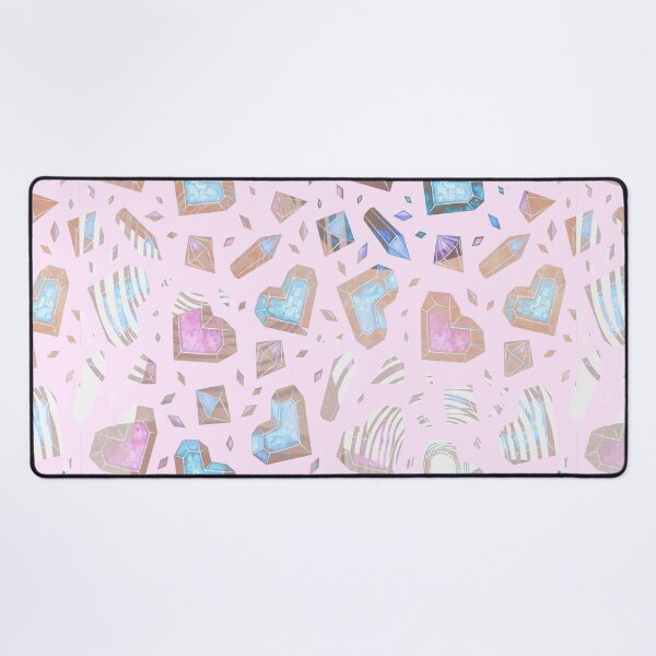 Item preview, Crystals and hearts valentines pattern  designed and sold by TipTopTapo.