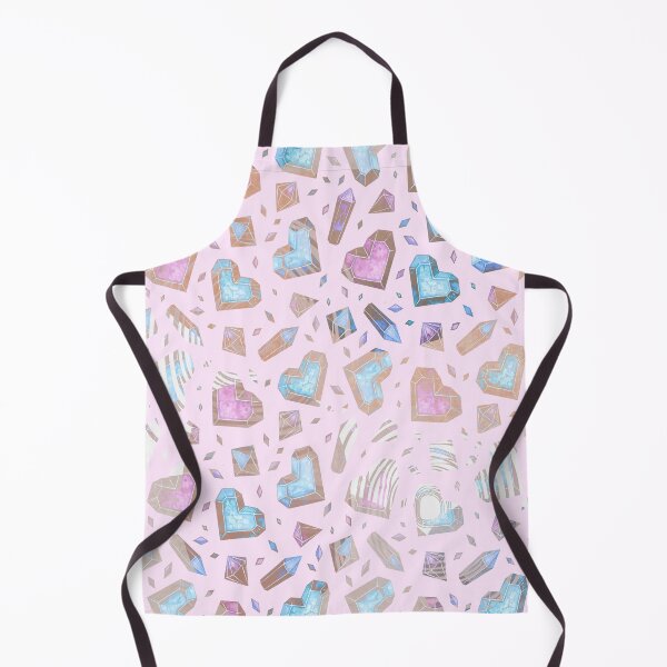 Item preview, Crystals and hearts valentines pattern designed and sold by TipTopTapo.