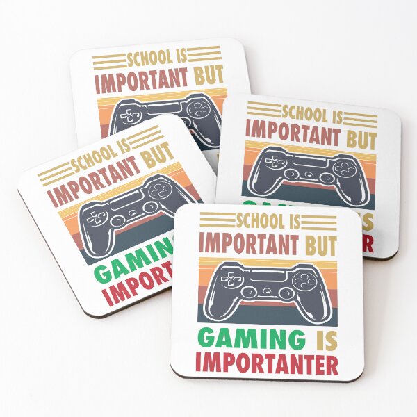 Item preview, School Is Important But Gaming Is Importanter Vintage designed and sold by Mannoucha ⭐⭐⭐⭐⭐ ( 1,978 reviews ).
