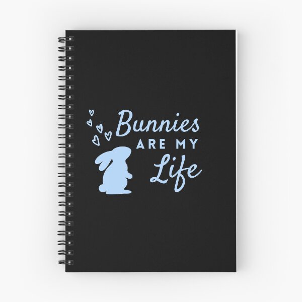 Item preview, Simple Bunnies Are My Life in Blue ❤ designed and sold by hearthearts.