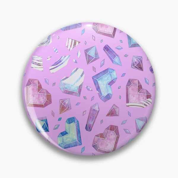 Item preview, Crystals and love hearts pattern  designed and sold by TipTopTapo.
