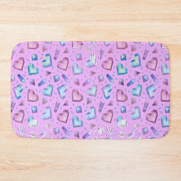 Item preview, Crystals and love hearts pattern  designed and sold by TipTopTapo.