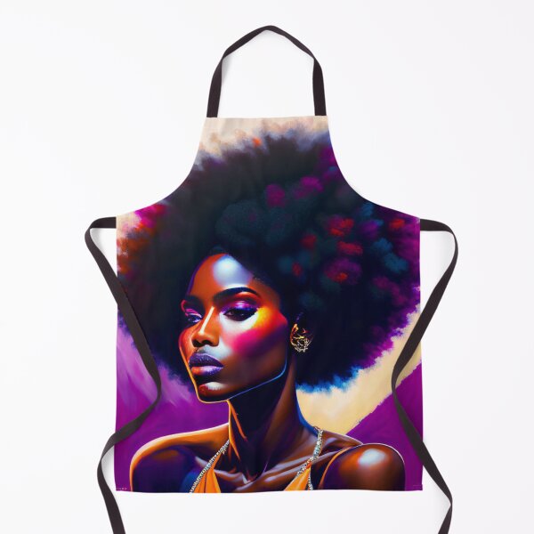 Item preview, Beautiful African American Woman Art designed and sold by ArtsyWishesShop.