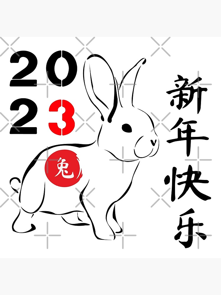 "Chinese new year 2023 Rabbit Year Of the Rabbit Chinese Rabbit Chinese