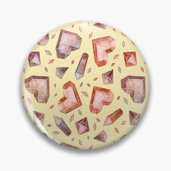 Item preview, Crystals and love hearts pattern  designed and sold by TipTopTapo.