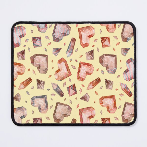Item preview, Crystals and love hearts pattern designed and sold by TipTopTapo.