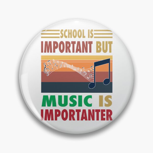 Item preview, School Is Important But Music Is Importanter Vintage designed and sold by Mannoucha ⭐⭐⭐⭐⭐ ( 1,978 reviews ).