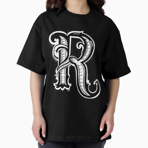 letter R shirt Oversized T-Shirt