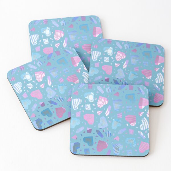 Item preview, Crystals and love hearts pattern  designed and sold by TipTopTapo.