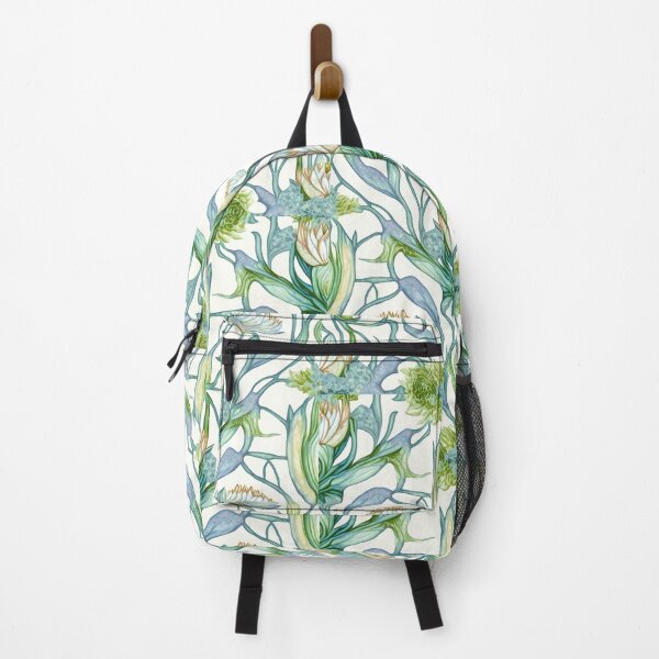 Item preview, Floral Garden Botanical Print with White lotus designed and sold by FloralFancy.