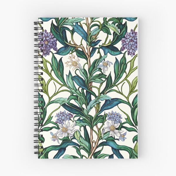 Item preview, Floral Garden Botanical Print with Lilac and Daisy designed and sold by FloralFancy.