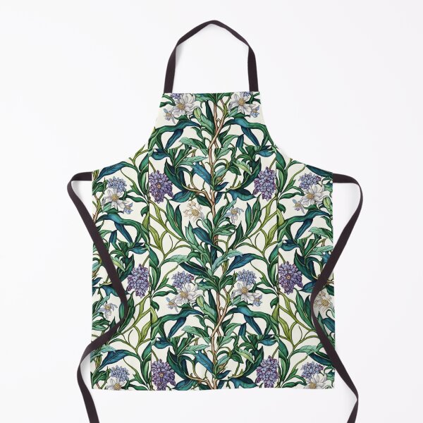 Item preview, Floral Garden Botanical Print with Lilac and Daisy designed and sold by FloralFancy.