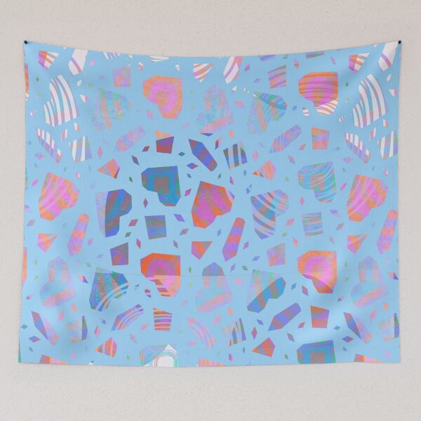 Item preview, Crystals and love hearts pattern  designed and sold by TipTopTapo.