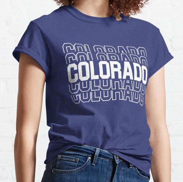 Colorado State Repeated Text Classic T-Shirt