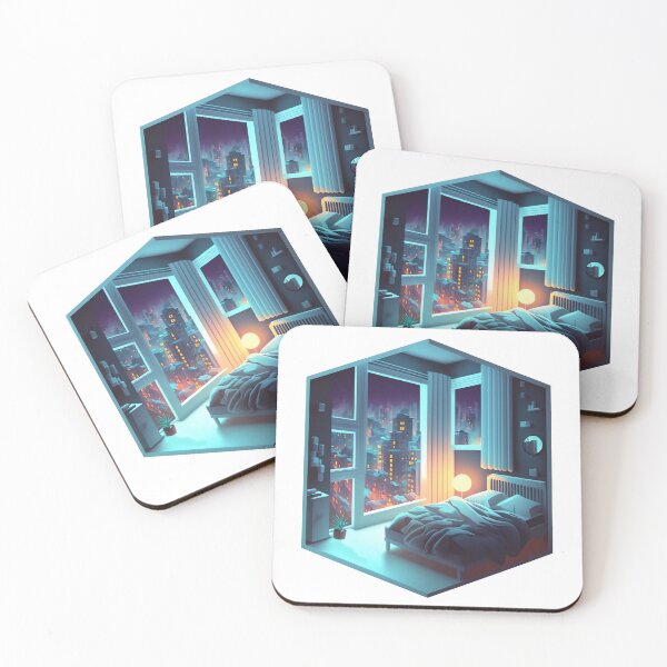 Item preview,  City Lights at Night, Isometric Room designed and sold by Slice-Of.