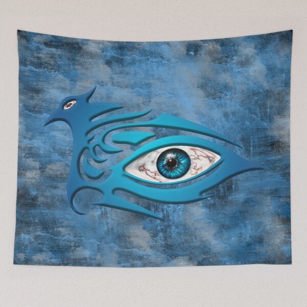 Item preview, Evil Eye Blue designed and sold by rainsdesigns.